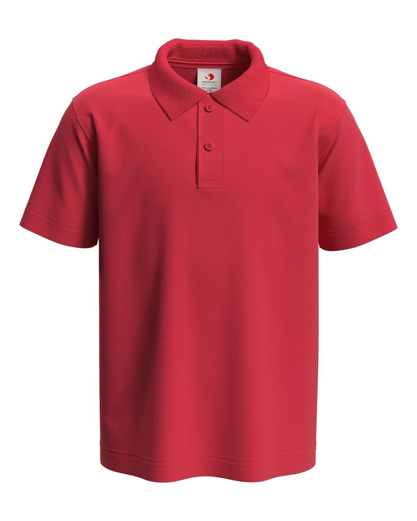 Koszulka Polo Dziecieca Klasyczna Pique S510K - Scarlet Red