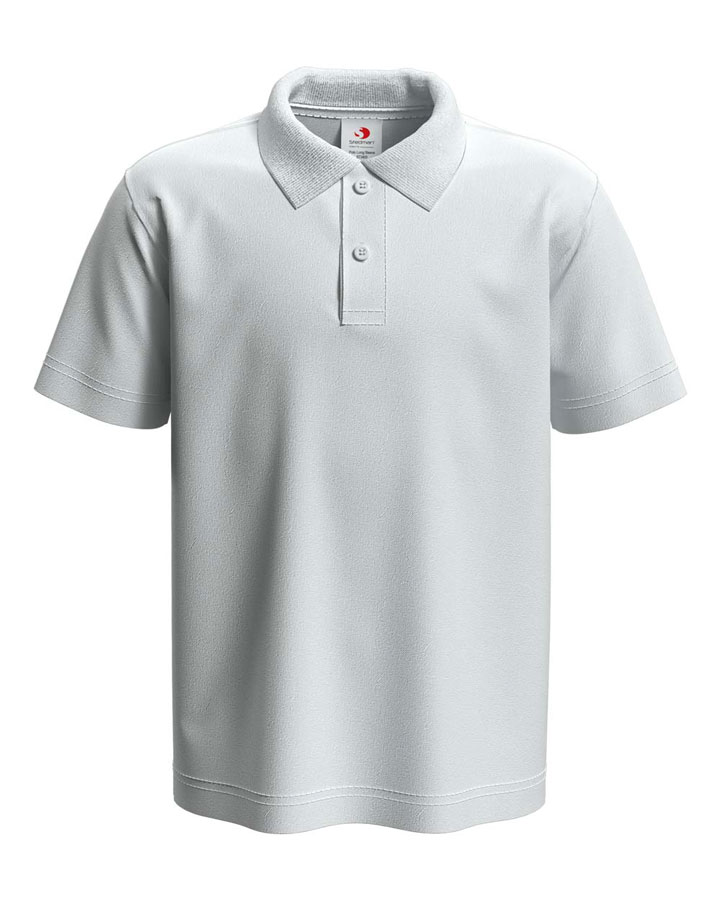 Koszulka Polo Dziecieca Klasyczna Pique S510K - White