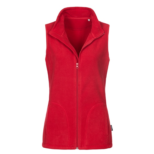 Damska Kamizelka Polarowa S5110 - Scarlet Red
