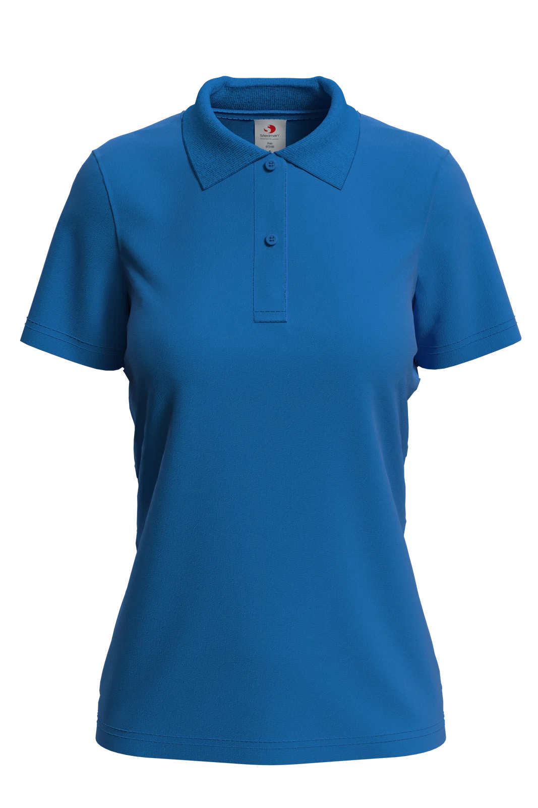 Damska Koszulka Polo Klasyczna Bawelniana S519 - Bright Royal