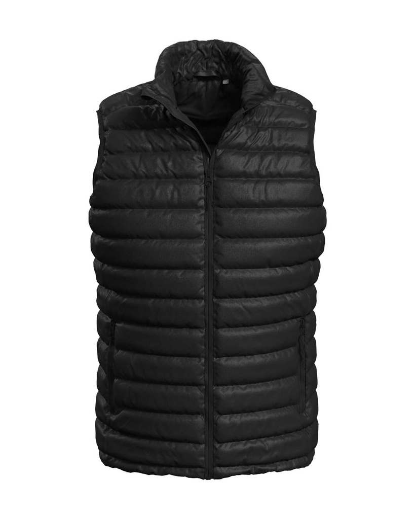 Kamizelka Pikowana Męska S5430 - Black Opal