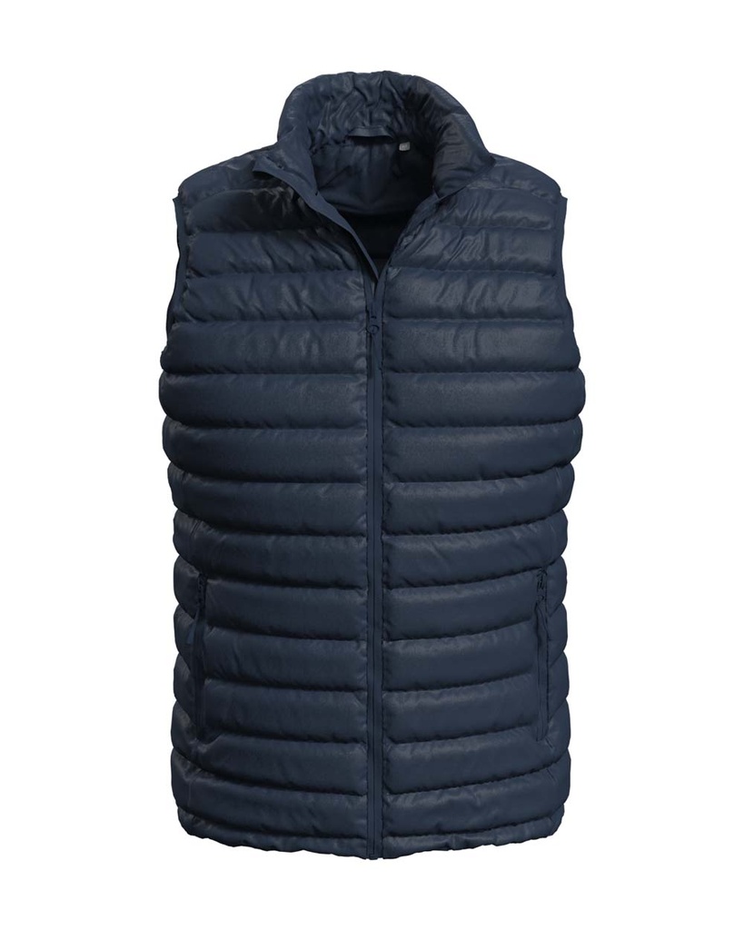 Kamizelka Pikowana Meska Ocieplana S5430 - Blue Midnight