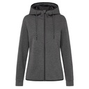 Damska kurtka scuba S5940 - Anthra Heather