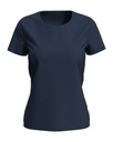 T-shirt Damski Klasyczny S7600 - Blue Midnight