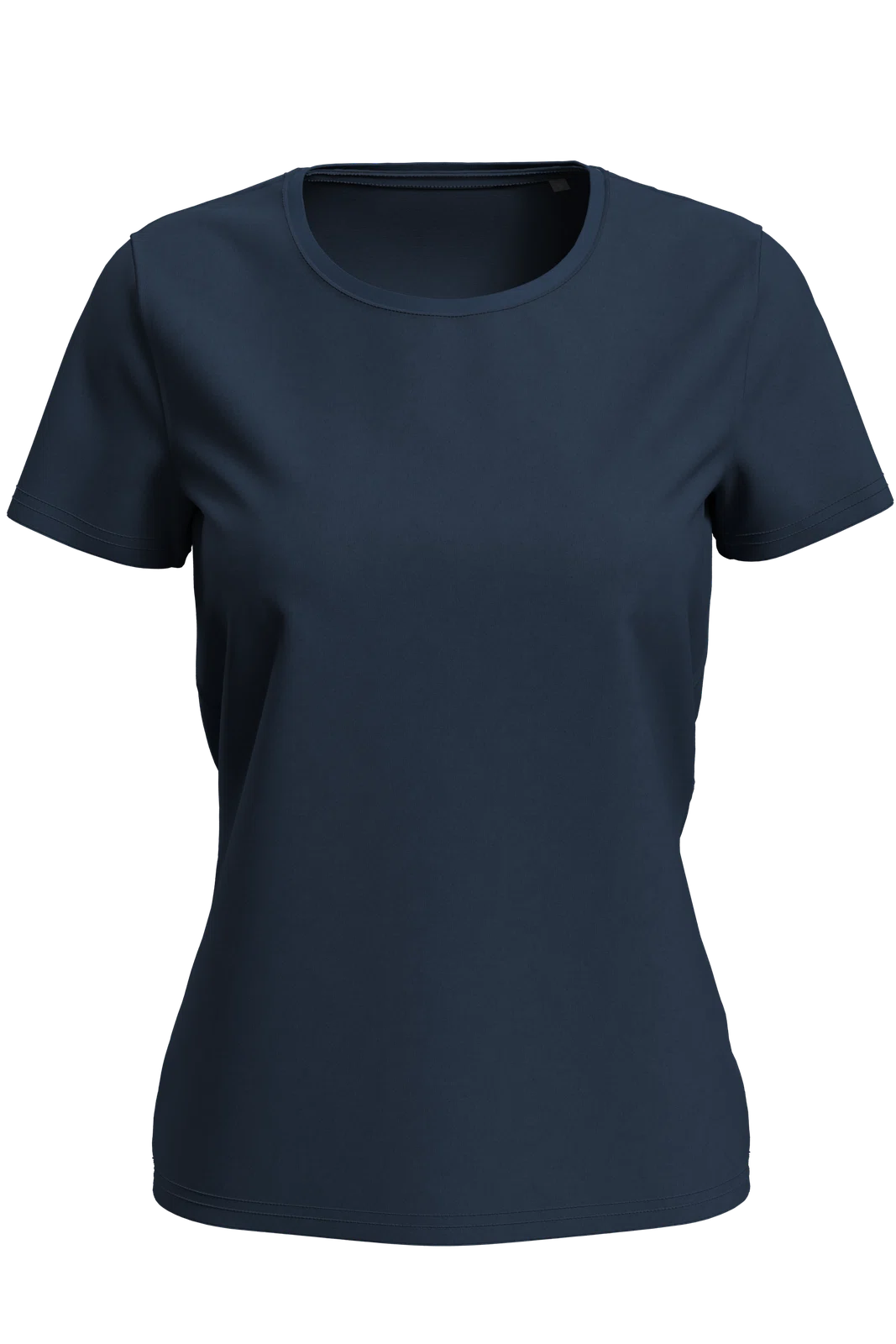 T-shirt Damski Klasyczny S7600 - Blue Midnight