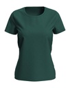 T-shirt Damski Klasyczny S7600 - Bottle Green