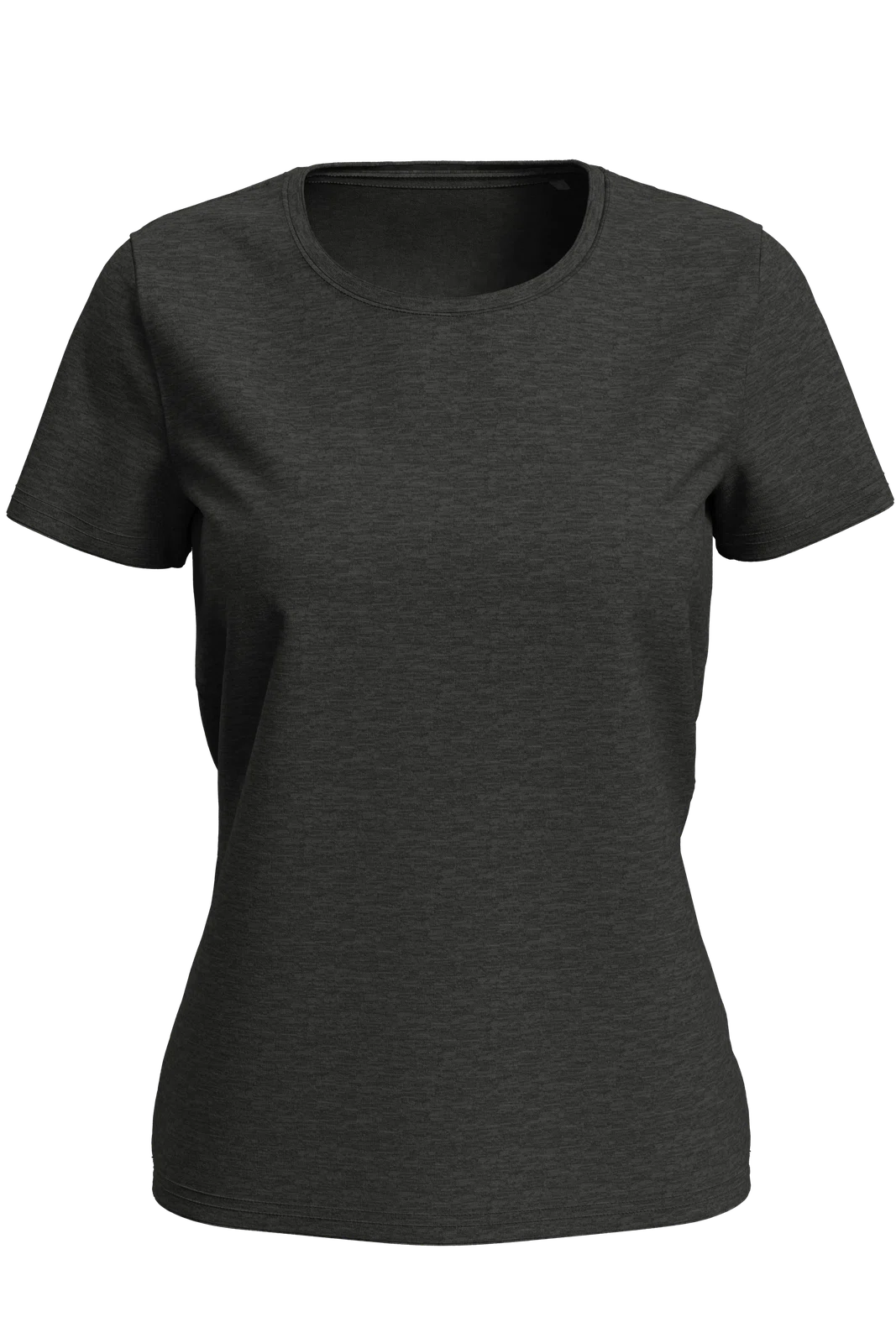 T-shirt Damski Klasyczny S7600 - Dark Grey Heather