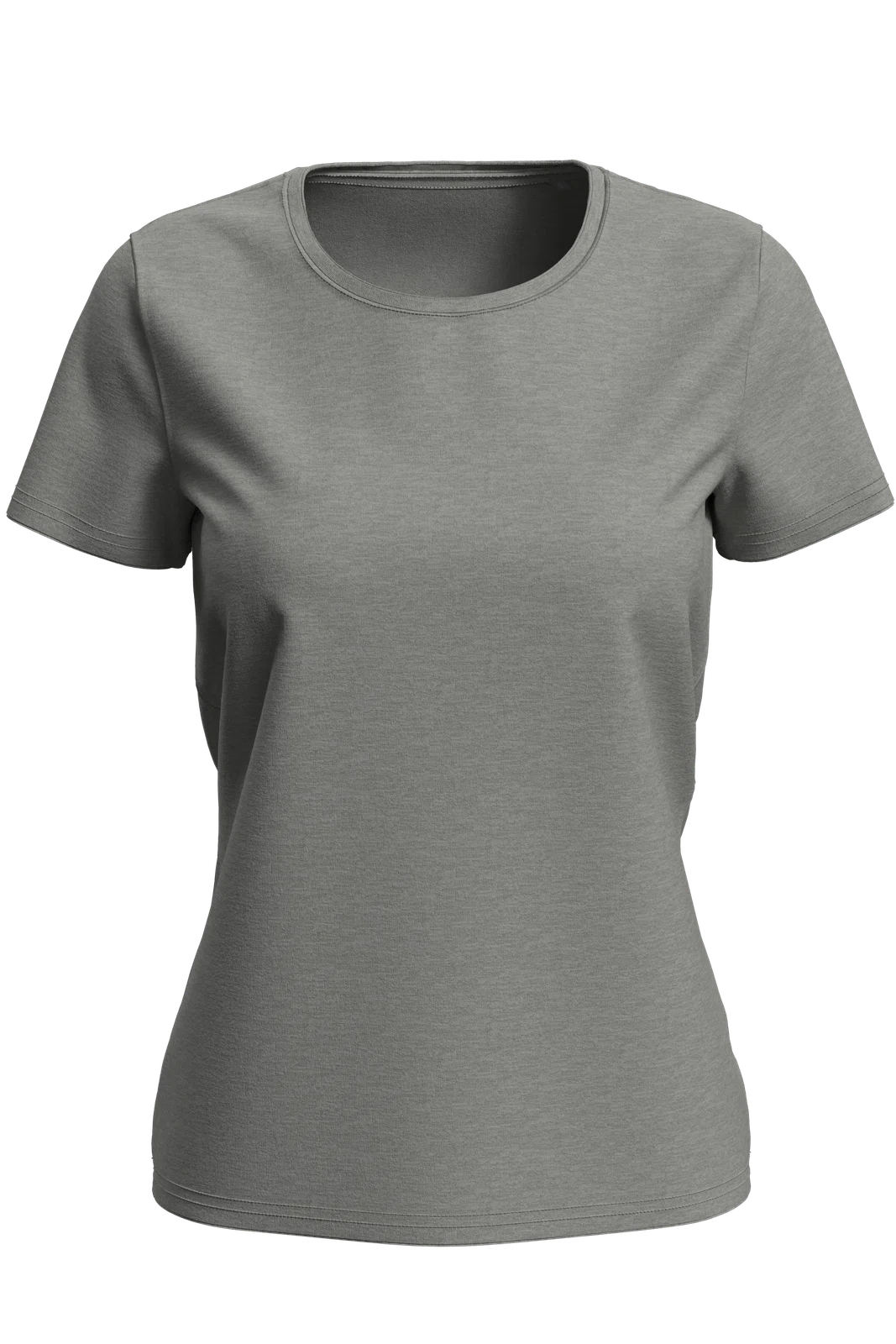 T-shirt Damski Klasyczny S7600 - Grey Heather