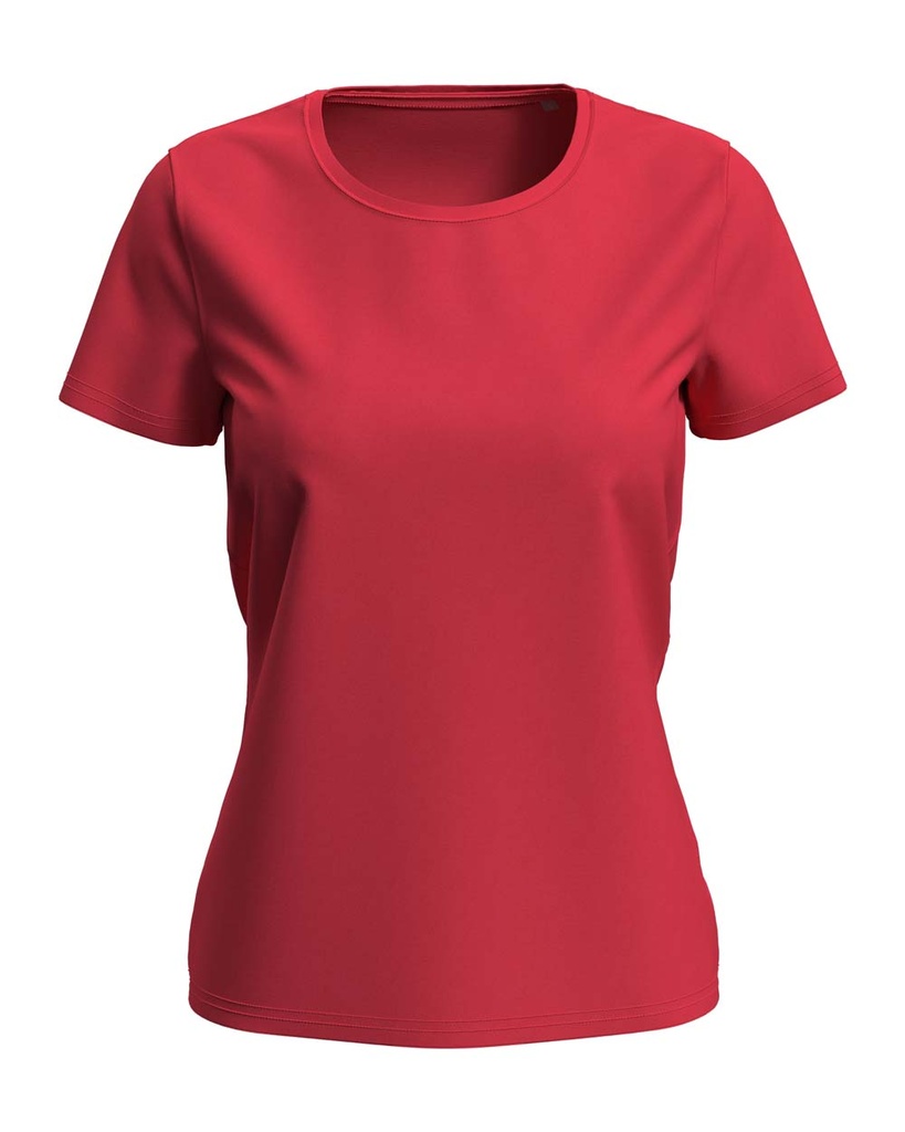 T-shirt Damski Klasyczny S7600 - Scarlet Red