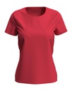 T-shirt Damski Klasyczny S7600 - Scarlet Red
