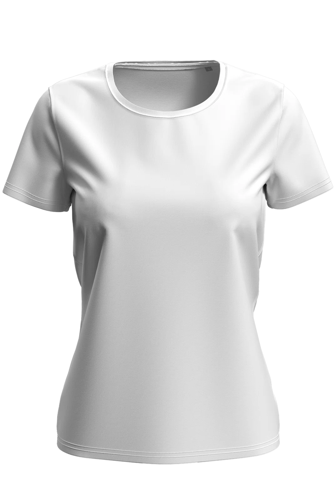 T-shirt Damski Klasyczny S7600 - White