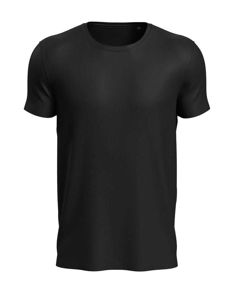 Koszulka Sportowa Dopasowana Oddychajaca S8000 - Black Opal