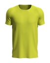 Koszulka Sportowa Dopasowana Oddychajaca S8000 - Cyber Yellow
