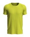 Koszulka Sportowa Dopasowana Oddychajaca S8000 - Cyber Yellow