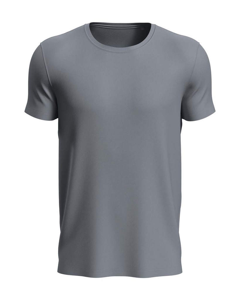 Koszulka Sportowa Dopasowana Oddychajaca S8000 - Silver Grey