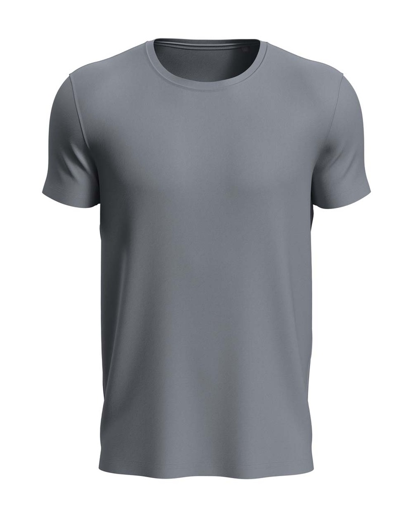 Koszulka Sportowa Dopasowana Oddychajaca S8000 - Silver Grey
