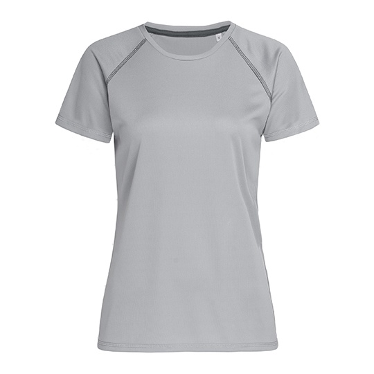 Koszulka sportowa damska S8130 - Silver Grey
