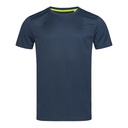 Koszulka Męska Siateczkowa Odprowadzająca Wilgoć S8400 - Marina Blue