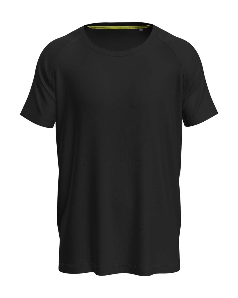 Koszulka Sportowa Raglanowa Odprowadzajaca Wilgoc S8410 - Black Opal