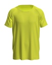 Koszulka Sportowa Raglanowa Odprowadzajaca Wilgoc S8410 - Cyber Yellow