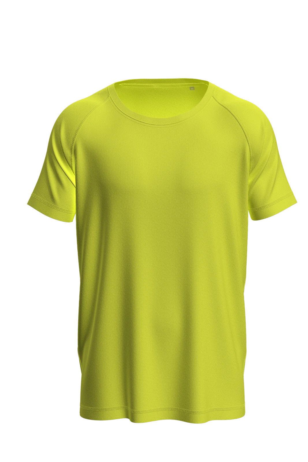 Koszulka Sportowa Raglanowa Odprowadzajaca Wilgoc S8410 - Cyber Yellow