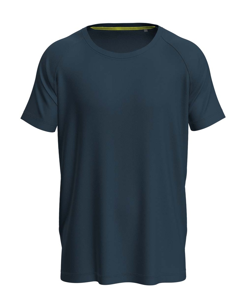 Koszulka Sportowa Raglanowa Odprowadzajaca Wilgoc S8410 - Marina Blue