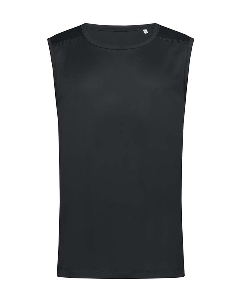 Koszulka siateczkowa bez rękawów S8440 - Black Opal