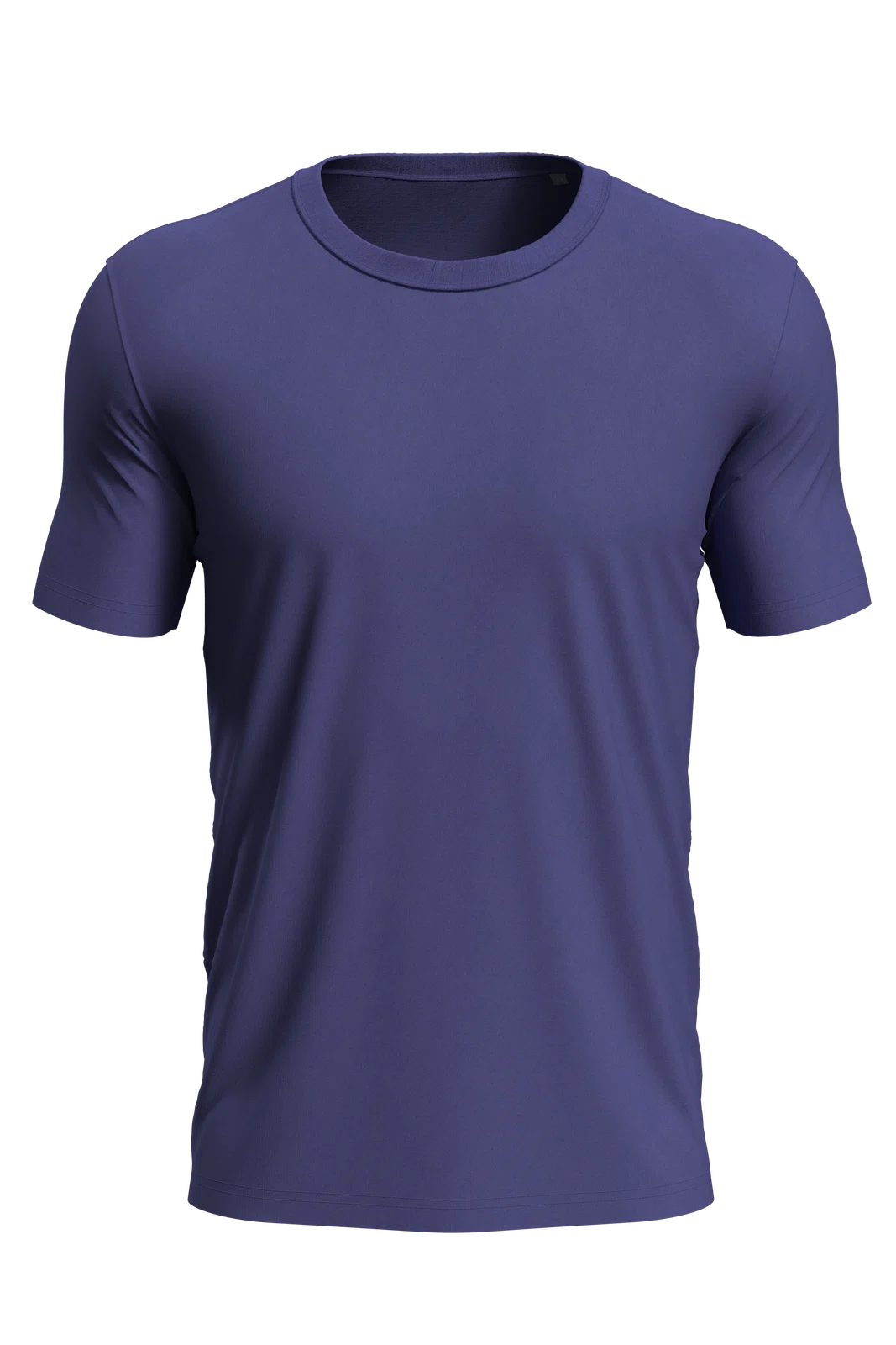 T-shirt Meski Slim Bawelniany S9020 - Deep Lilac
