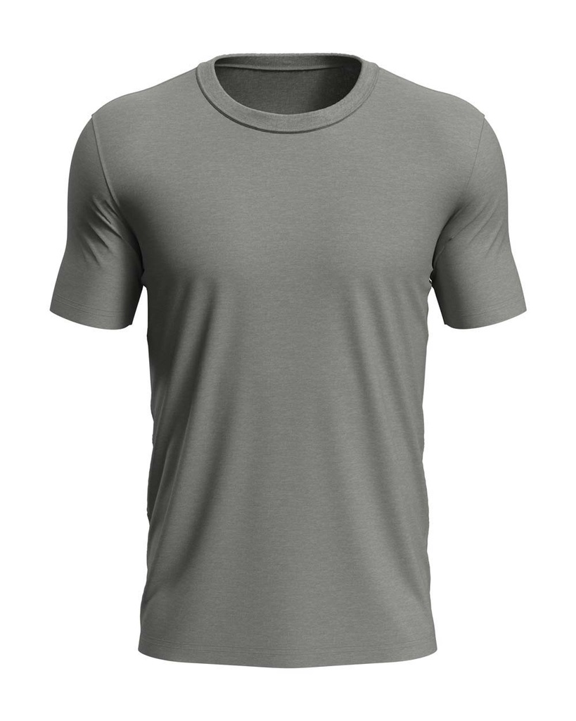 T-shirt Meski Slim Bawelniany S9020 - Grey Heather
