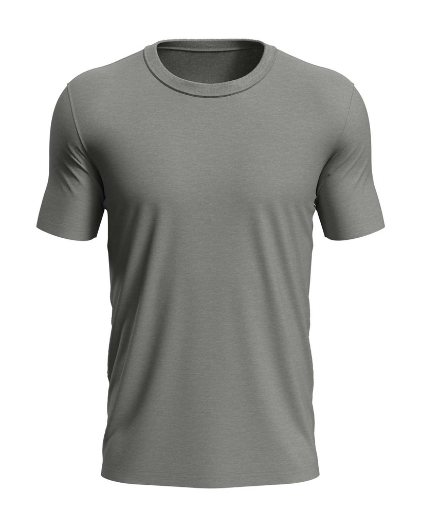 T-shirt Meski Slim Bawelniany S9020 - Grey Heather