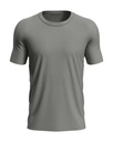 T-shirt Meski Slim Bawelniany S9020 - Grey Heather