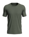 T-shirt męski slim S9020 - Military Green