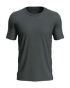T-shirt Meski Slim Bawelniany S9020 - Slate Grey (Solid)