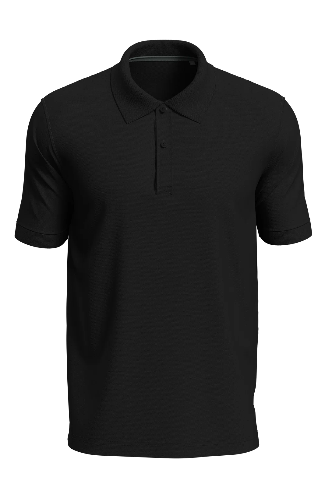 Koszulka polo meska regular S9050 - Black Opal