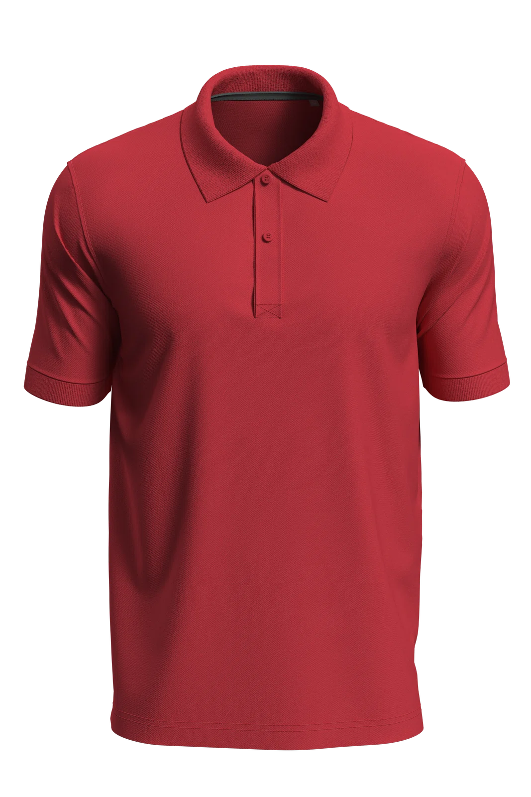 Koszulka polo meska regular S9050 - Crimson Red