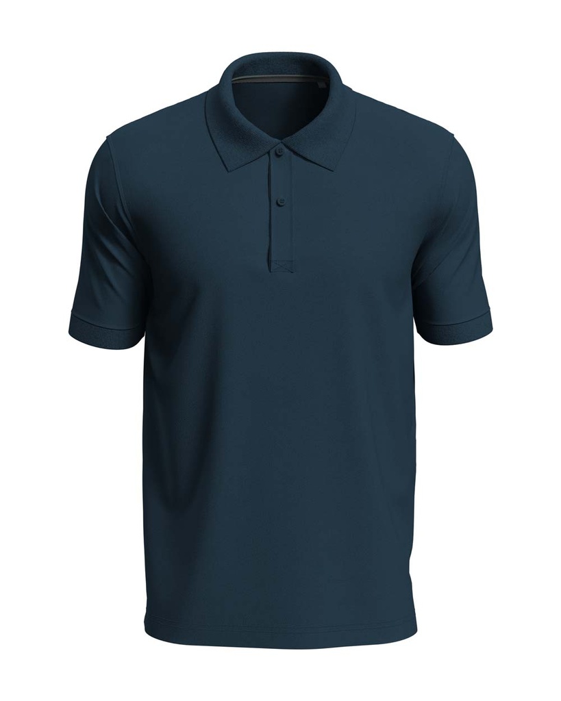 Koszulka polo meska regular S9050 - Marina Blue