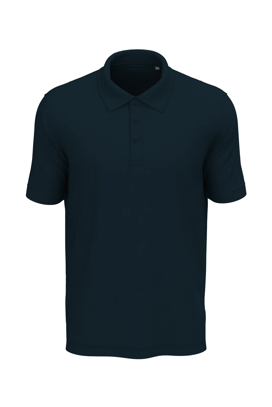 Koszulka Polo Meska Klasyczna Bawelniana S9060 - Marina Blue