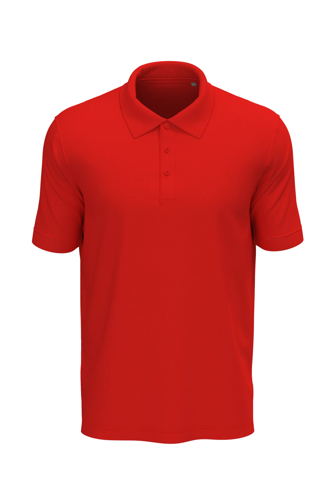 Koszulka Polo Meska Klasyczna Bawelniana S9060 - Scarlet Red