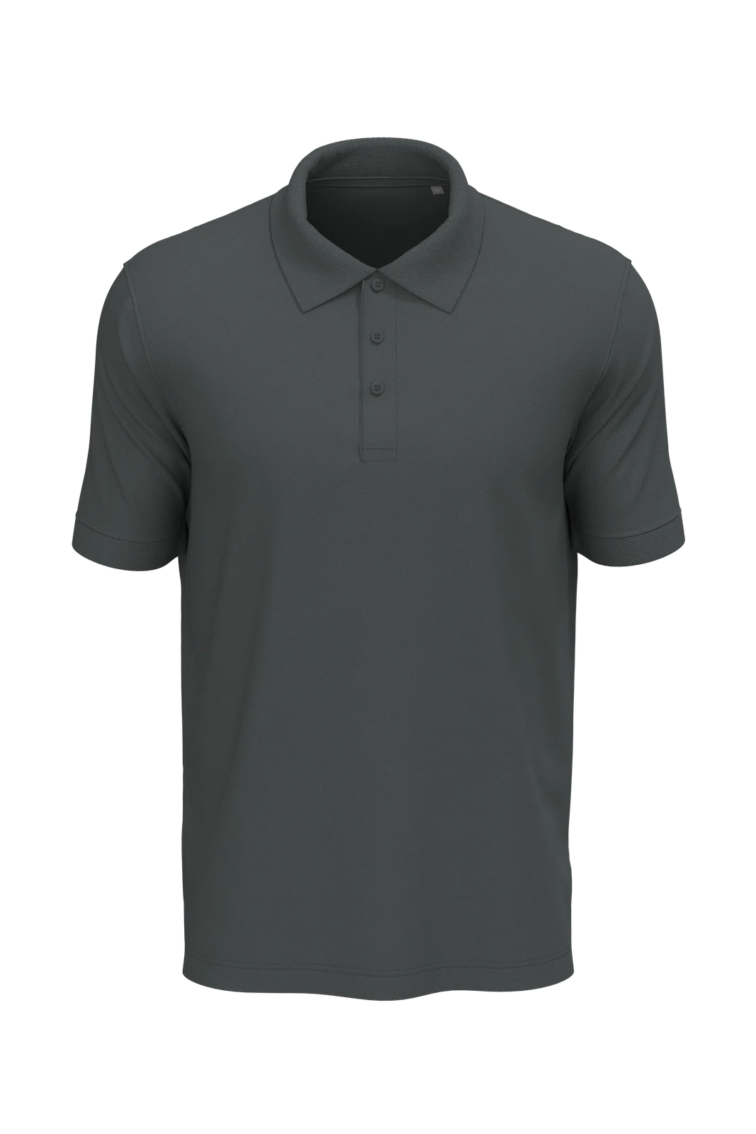 Koszulka Polo Meska Klasyczna Bawelniana S9060 - Slate Grey (Solid)