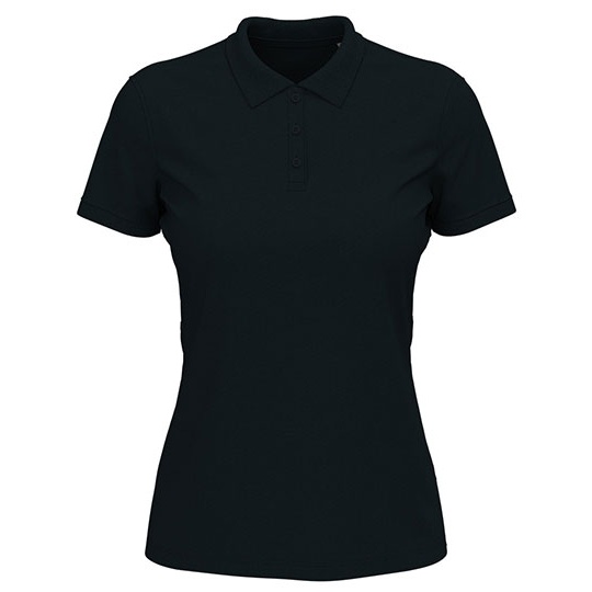 Koszulka Polo Damska Dopasowana S9160 - Blue Midnight