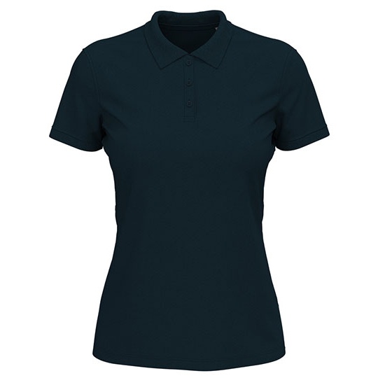 Koszulka Polo Damska Dopasowana S9160 - Marina Blue