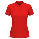 Koszulka Polo Damska Dopasowana S9160 - Scarlet Red