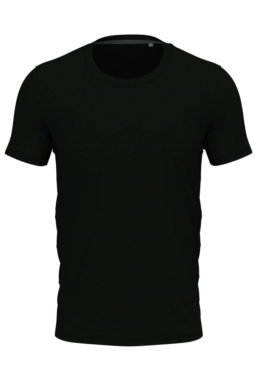 Koszulka Meska Slim Bawelniana S9600 - Black Opal