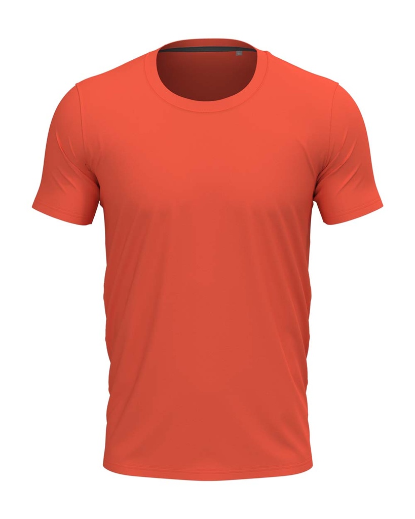 Koszulka Męska Slim Bawełniana S9600 - Salmon