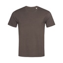 T-shirt Regular Stretch S9630 - Dark Chocolate