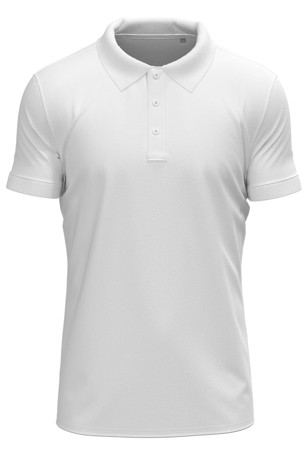 Koszulka Polo Meska Stretch S9640 - White