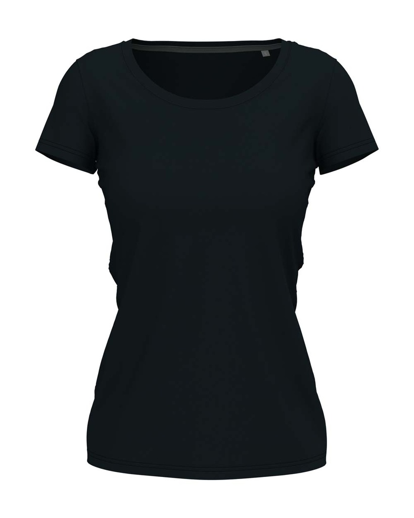 T-shirt damski slim S9700 - Blue Midnight