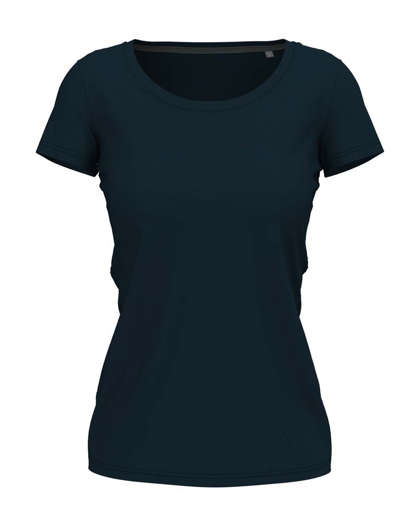 Koszulka Damska Slim Fit S9700 - Marina Blue