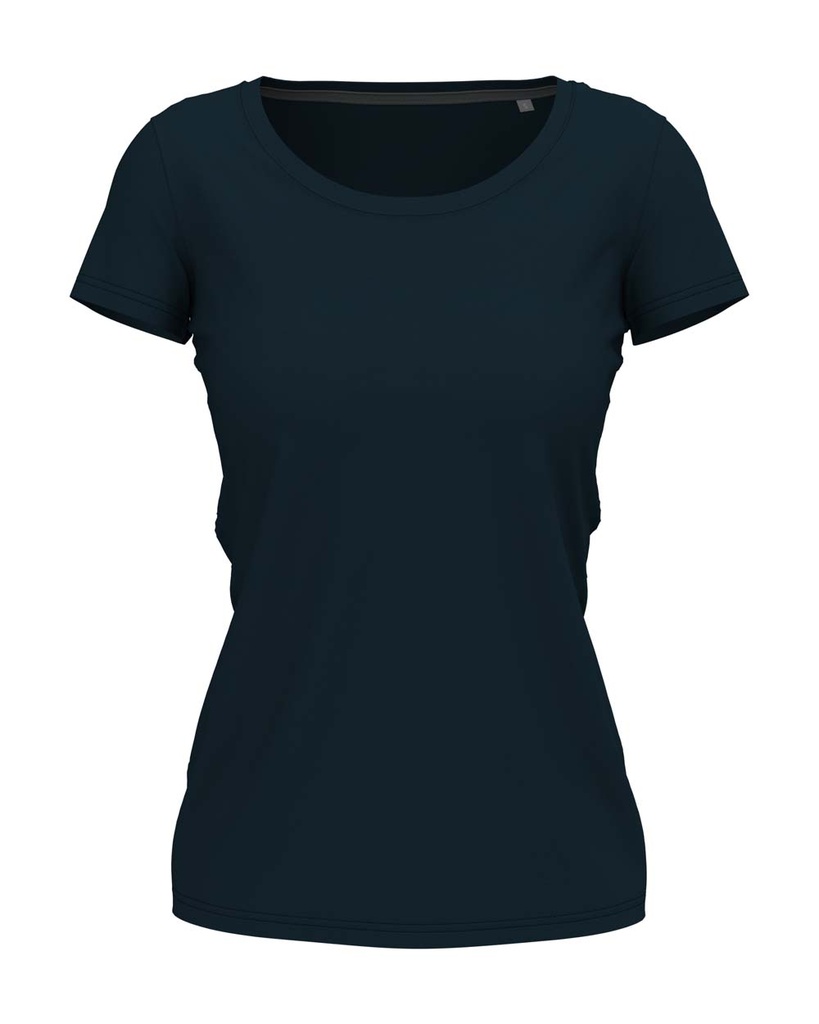Koszulka Damska Slim Fit S9700 - Marina Blue