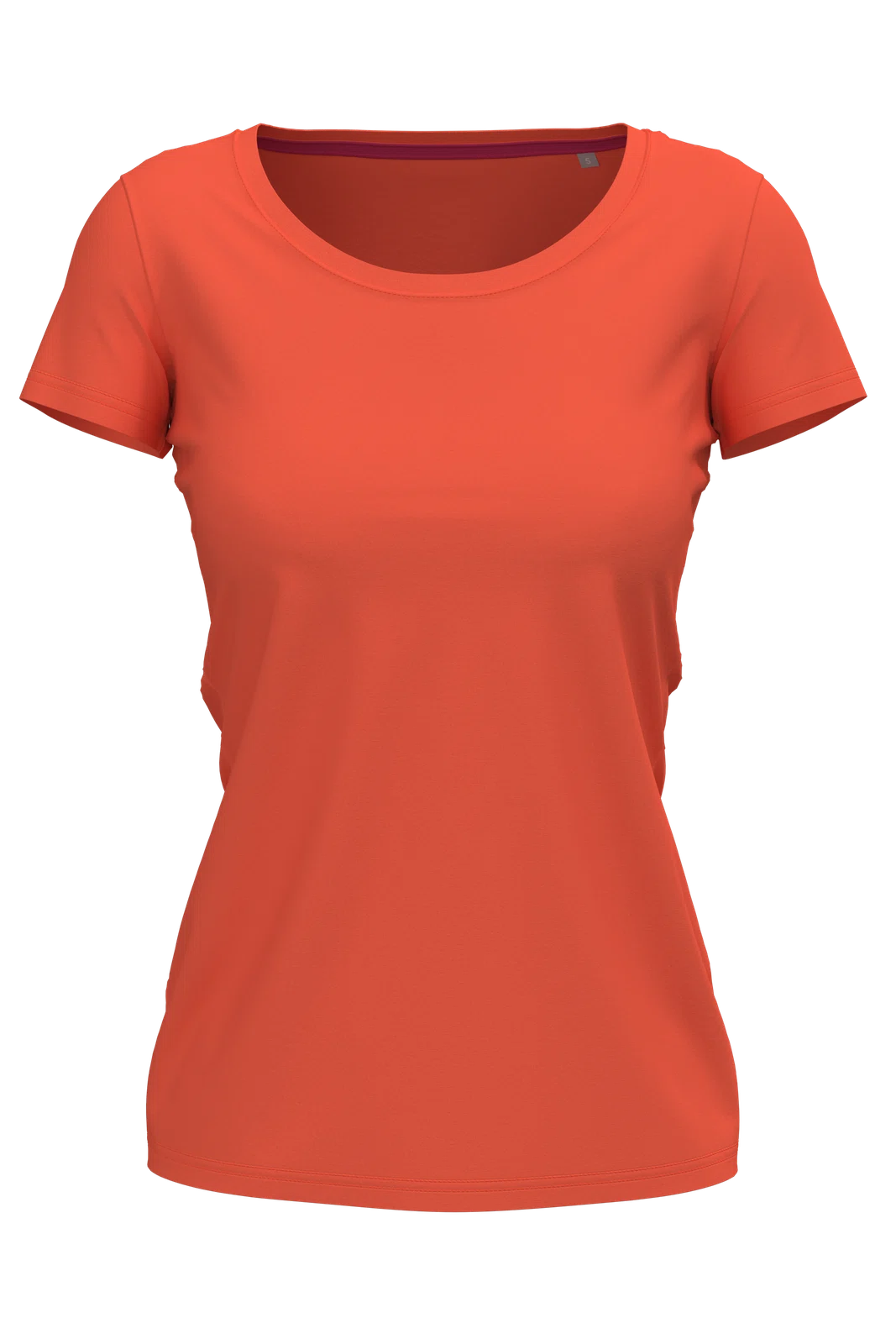 Koszulka Damska Slim Fit S9700 - Salmon